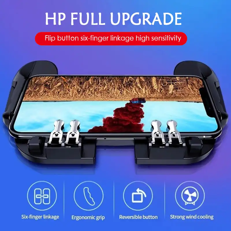 H9 Six Finger Pubg Game Controller Gamepad Trigger Shooting