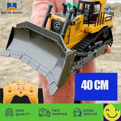 Huina – camion, voiture, chenille, tracteur télécommandé, équipement lourd RC, bulldozer, véhicule d'ingénierie radiocommandé, jouet, 569 