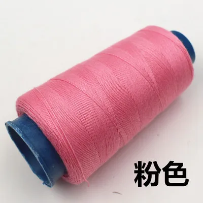 20 S/3 высокоскоростная катушка многоцветная швейная нить 1400Y промышленная швейная нить для машины, используется: плотная ткань/Деним/джинсы/холст - Цвет: Pink
