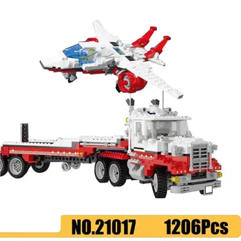 

21017 Technic Series Mach II Red Bird Rig Set Assemble Machine truck Car Building Blocks Bricks Children Toys