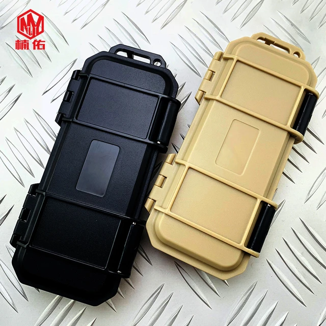 1PC EDC Outdoor Small Waterproof Container Key Case Waterproof Anti-fall  Shockproof USB Cable Knife Gadget Tool Storage Box - AliExpress