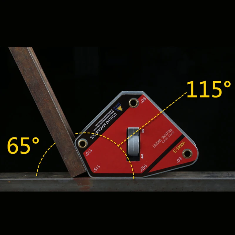 Одиночный переключатель мульти-угол Магнитный сварочный держатель/сильный вкл/выкл неодимовый магнит сварочный зажим WM5-S