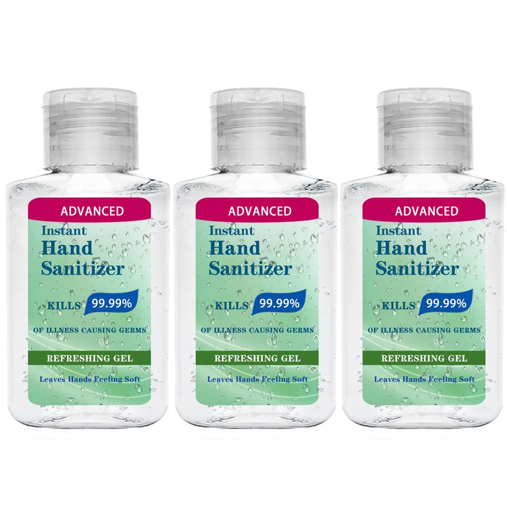 

3pcs 50ml Mini Hand Sanitizer Disposable No Clean Waterless Antibacterial Hand Gel Hand Disinfection Gel Baby Adult Handgel A80
