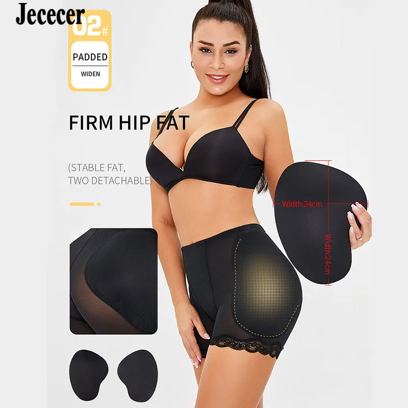 Butt Lifter Padded Panties Push Up Fake Buttocks Shapewear Low Waist Slim Belly Large Hip Body Shaper Booty Butt Enhancer