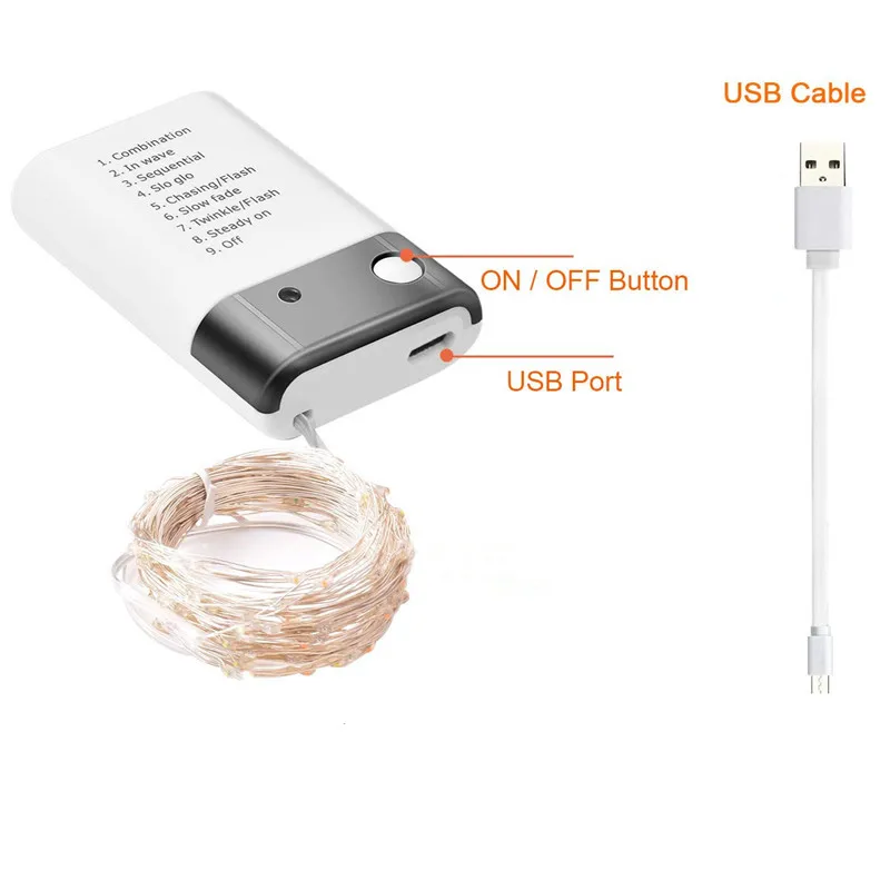 USB аккумулятор с двойным питанием пультом дистанционного управления сказочный