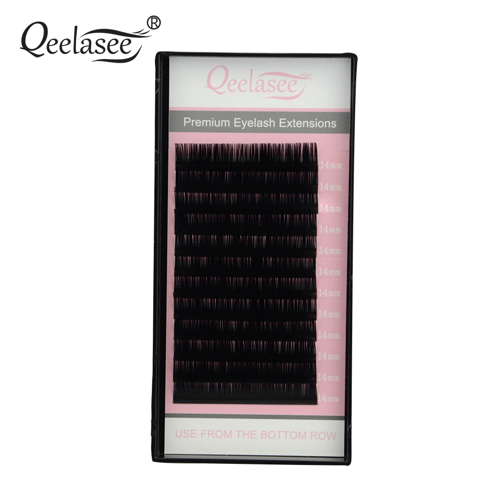 

Qeelasee 20pcs/lot CC/DD curl fake mink eyelash eyelashes false individual eyelashes mink cilia lashes makeup eyelashes