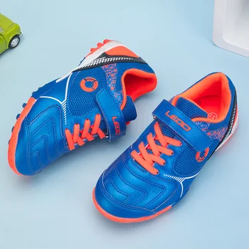 

kid sneakers children's indoor soccer shoes sneakers turf super futsal comfortable waterproof student Soccer kid football shoes