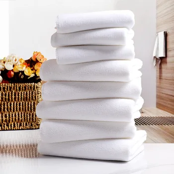 

Imitation Cotton Towel White Wool Hotel Hotel Household Towel Soft and Delicate, Skin Friendly Smooth Water Absorbent Towel