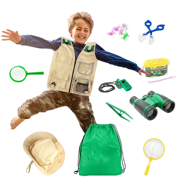  36 piezas de juguete de disfraz de explorador para