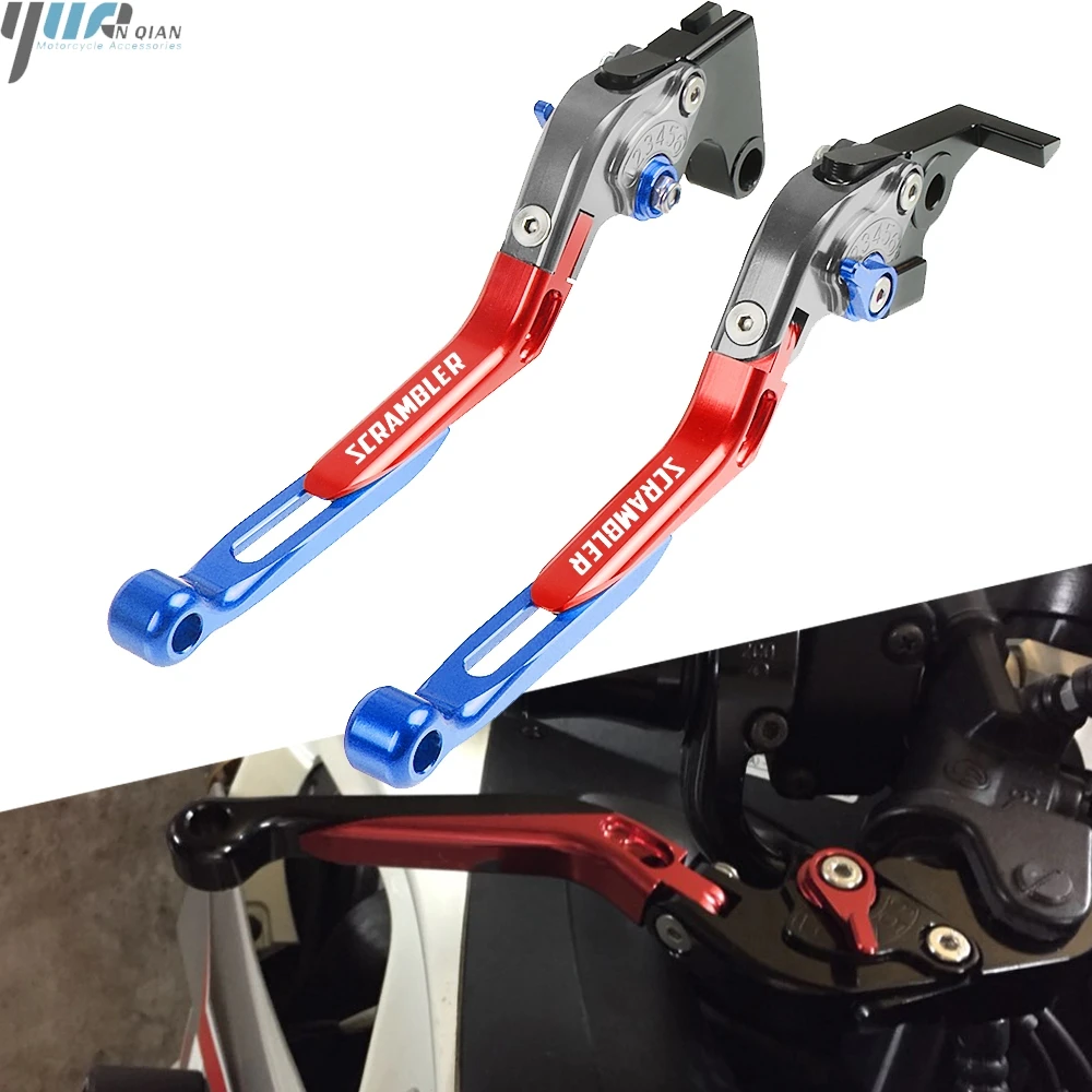 

For Ducati Scrambler Desert Sled 2017 2018 Adjustable Racing Motorcycle Brake Clutch Levers Motorcycle Accessories
