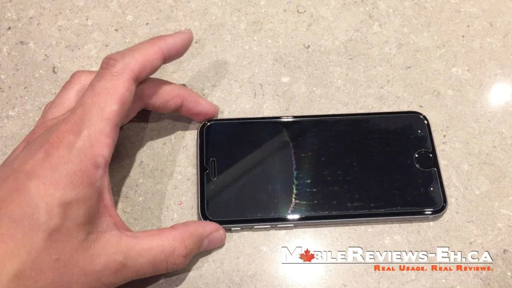 Screen Protector Installation - Middle