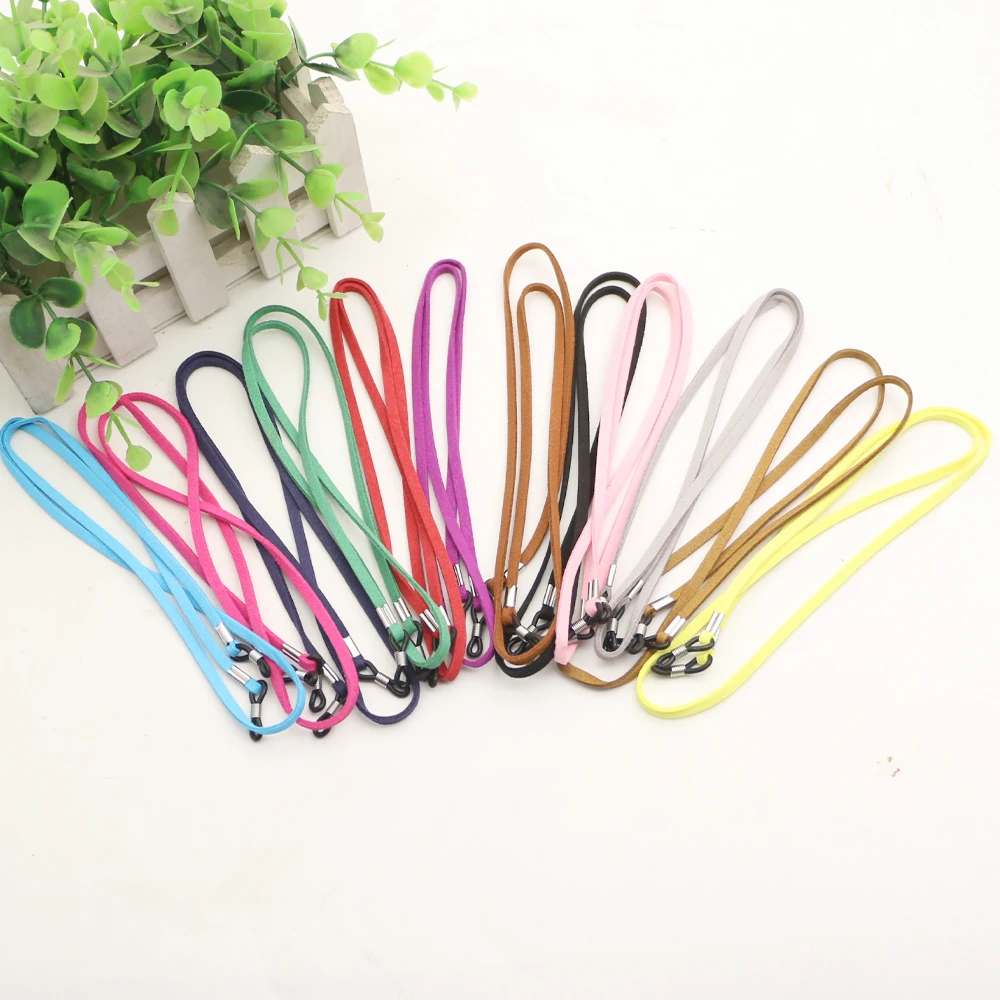 Leather Cord New Design High Elasticity Sunglasses Lanyard Strap Necklace Eyeglass Glasses Chain Cord Reading Glasses Strap Decoration