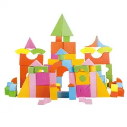 106 шт. пена EVA строительный блок кирпичная игрушка обучающая Красочная Детская подарок построить различные формы ярких цветов