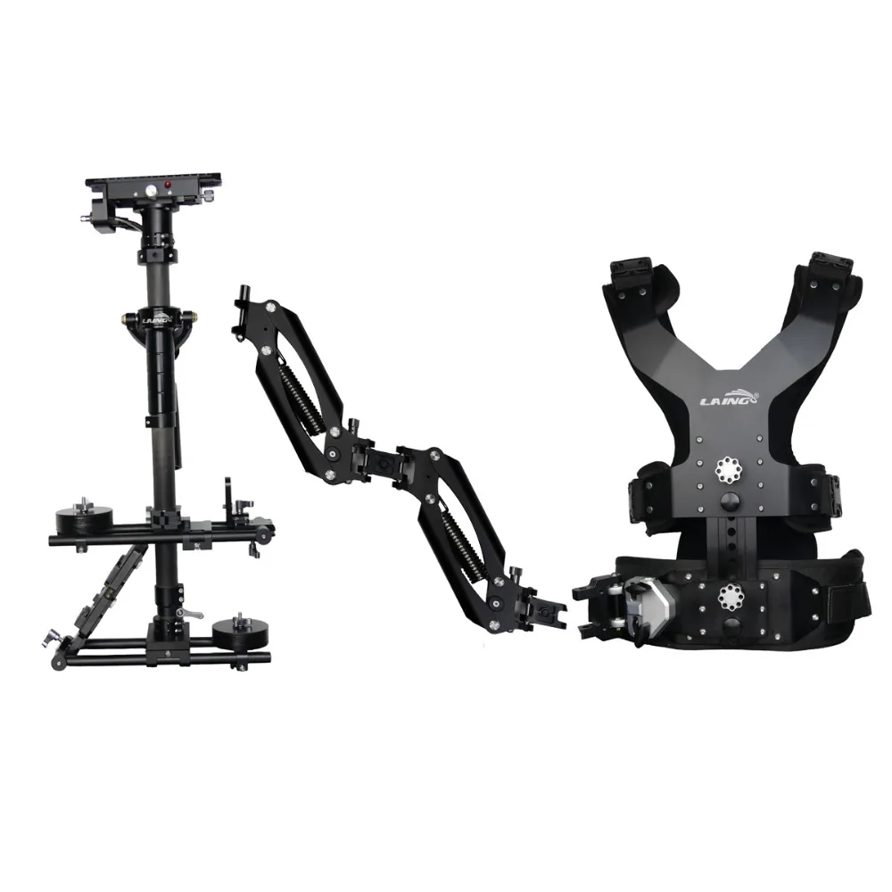 LAING M30PX 15 кг вес медведя из углеродного волокна Видеокамера Steadicam Стабилизатор Steadycam фотографии жилет двойной поддержки Arm