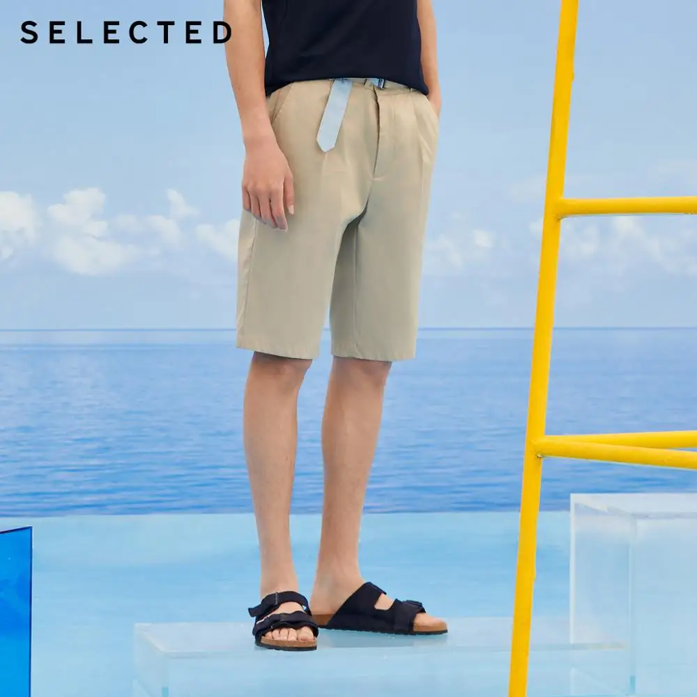 SELECTED Men's Loose Fit Waist Belt Assorted Colors Shorts LAB|4202SH519 SELECTED Men's Loose Fit Waist Belt Assorted Colors Shorts LAB|4202SH519
