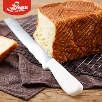 

Bread knife toast slice knife cake slicer baking pastry cutter serrated blade easy to cut bread cheese