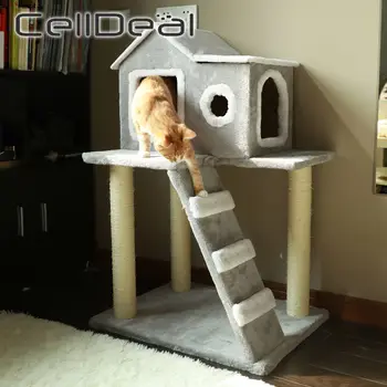 

Soft Stable Structure Classic Design Cat Tree Durable Cat Climbing Frame Can Be Decorated To Protect Cat Paws Easy To Install