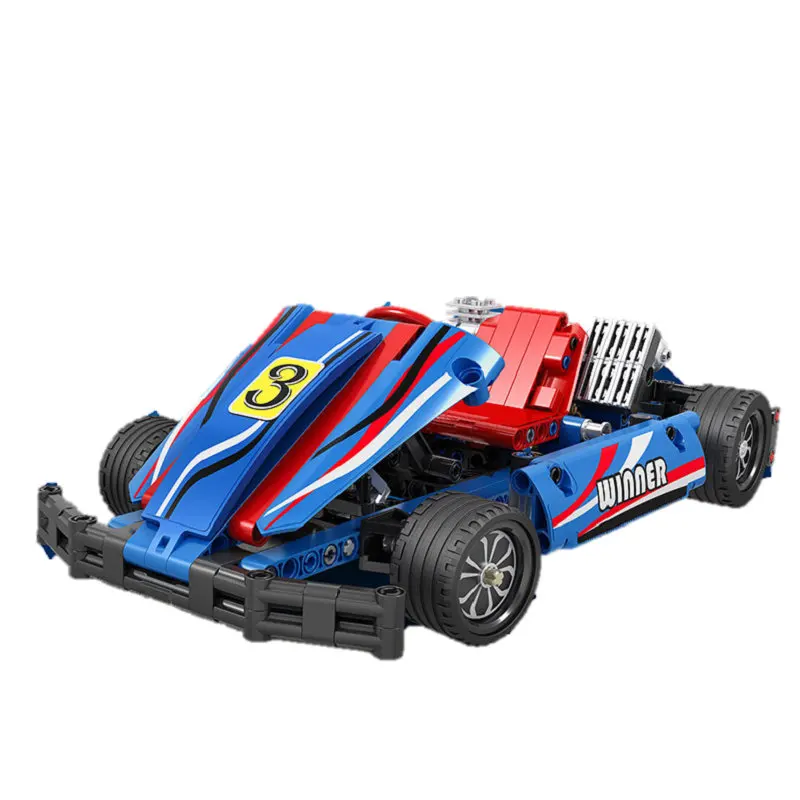 

1:8 Formula Racing Car Go Kart Model Building Block LegoINGlys Speed Technic Series Brick Set Toys Gift Toy For Children Kids