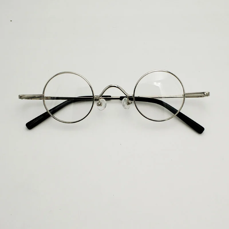Blue Lens John Lennon Style Round Sunglasses - Retro Unisex, UV400 Protection