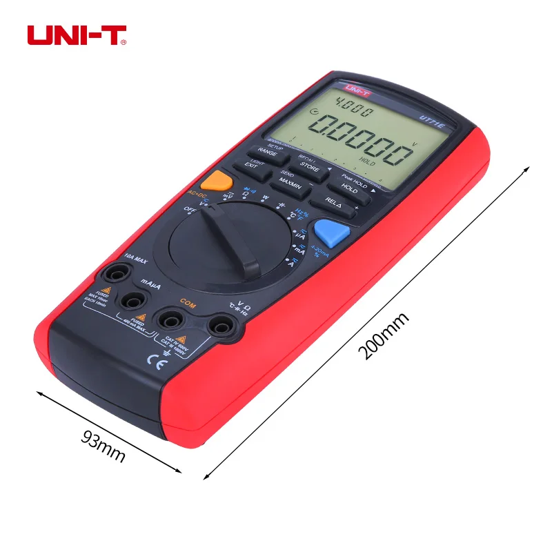 UNI-T UT71A / UT71B / UT71C / UT71D / UT71E Интеллектуальные цифровые мультиметры среднего размера; Цифровой мультиметр, USB / Bluetooth связь