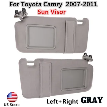

1Pair of Left+Right Car Sun Visor Vanity Light Accessories Covers For Toyota Camry 2007-2011 W/O vanity light