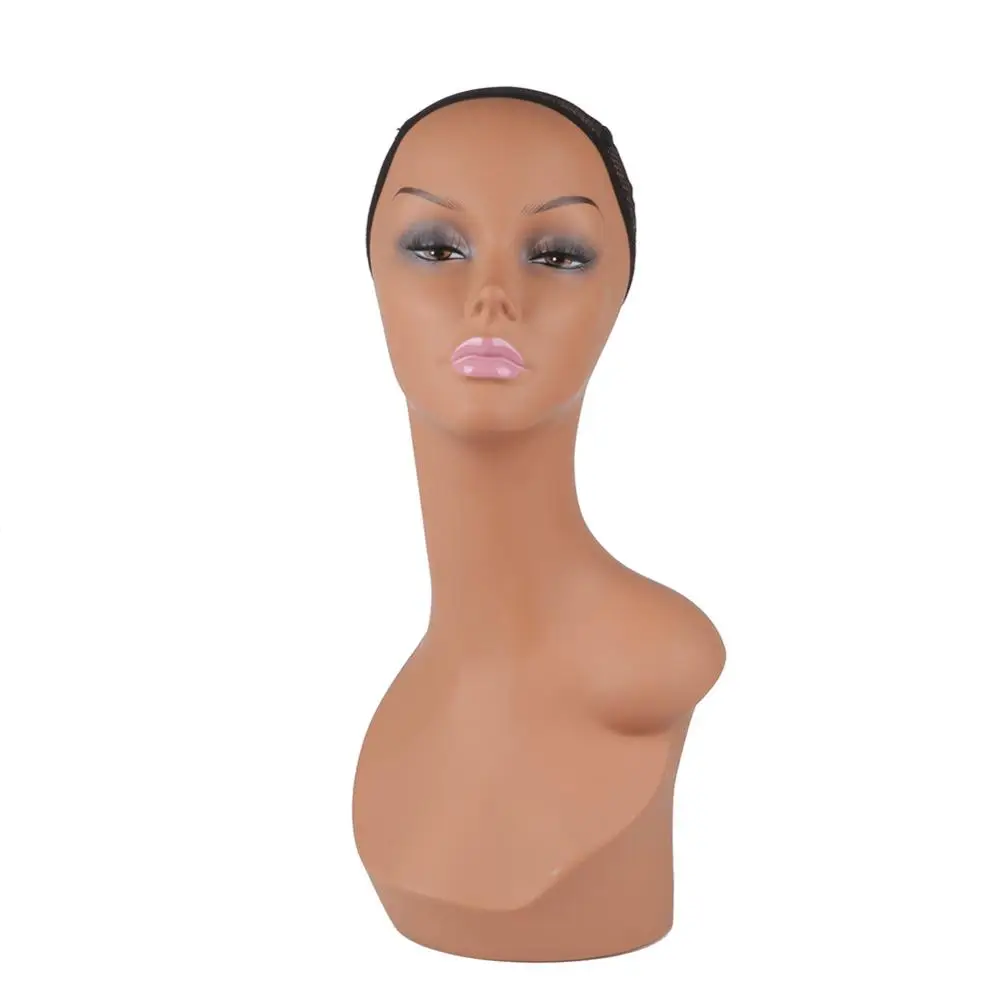

New Free shipping 1pc Female Mannequin Head Wigs Hats Cap Headphone Display maniqui Model For Hair Jewellery Display PQ6-6