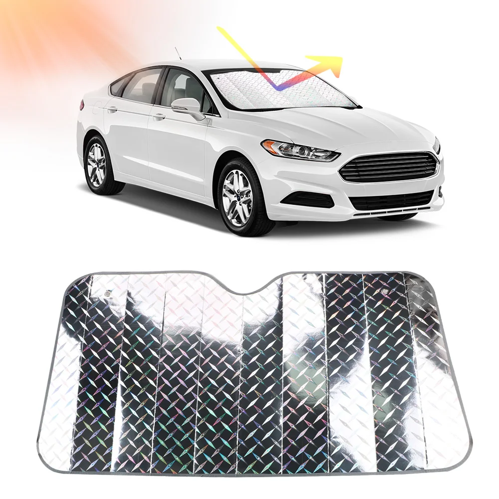 Laser Film Sun Visor Front File Windshield Sunshade UV Protection
