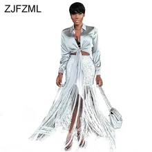 Сексуальные длинные юбки с кисточками для женщин, бандаж с вырезами и высокой талией, летняя юбка Harajuku, уличная, вечерние, большие размеры, белая юбка