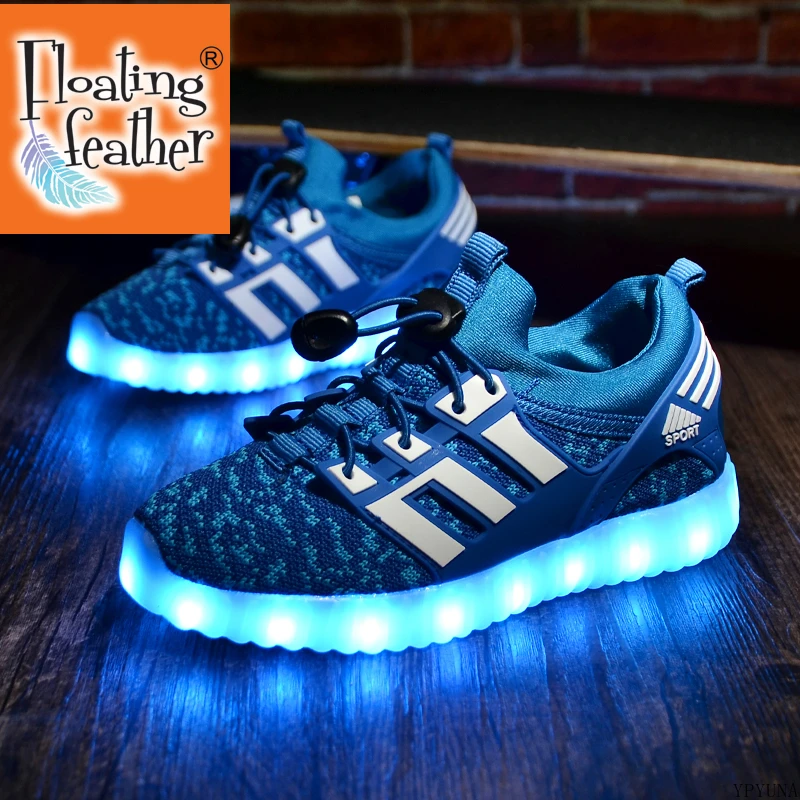 Zapatillas luminosas USB niños, zapatos para iluminar luces LED, 2020|Zapatillas - AliExpress