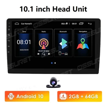 

10.1inch touch screen Car Stereo for Android10 bluetooth WIFI GPS Quad Core Radio Car Multimedia Player 2G RAM 64G ROM