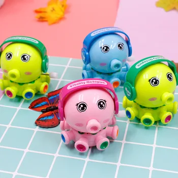 

On Chain Small Octopus Wind Up Toys Spin Fun Dudu Four Color Random