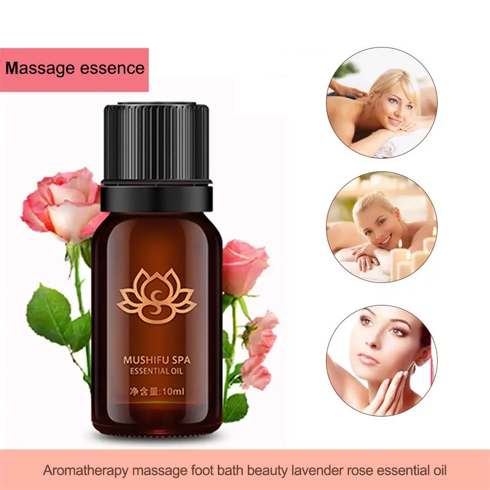 

10ml Essential Oils For Aromatherapy Diffusers Pure Essential Oils Relieve Stress For Organic Body Massage Relax SPA Skin Care