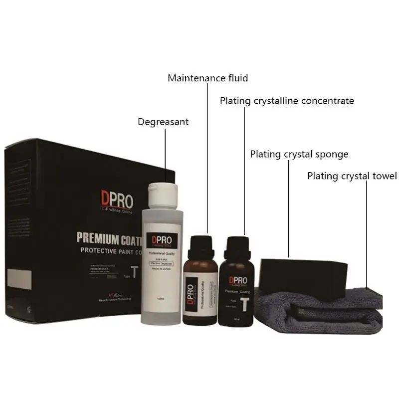 

1 Set Ceramic Car Coating T Set Nano Coating Liquid Glass Anti-scratch Car Polish Car Liquid Ceramic Coat