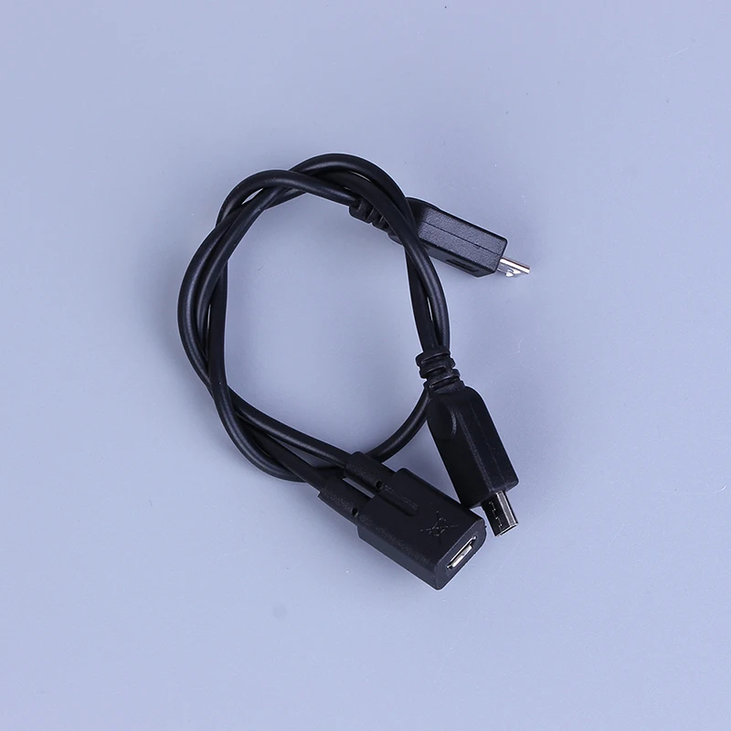 Micro USB 2 0 сплиттер Y 1 Женский до Мужской кабель для зарядки данных удлинитель
