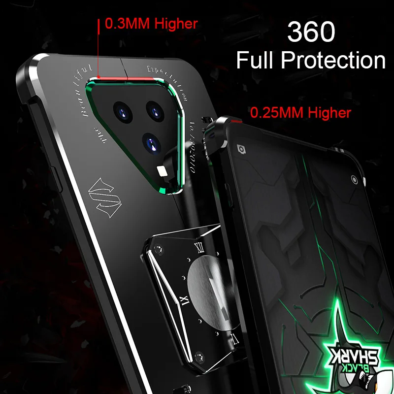 Metal Black Shark 3 Case For Xiaomi Black Shark 3 Pro Case Shockproof Aluminum Back Cover Coque For Black Shark 3 Pro Funda Case Metal Black Shark 3 Case For Xiaomi Black Shark 3 Pro Case Shockproof Aluminum Back Cover Coque For Black Shark 3 Pro Funda Case