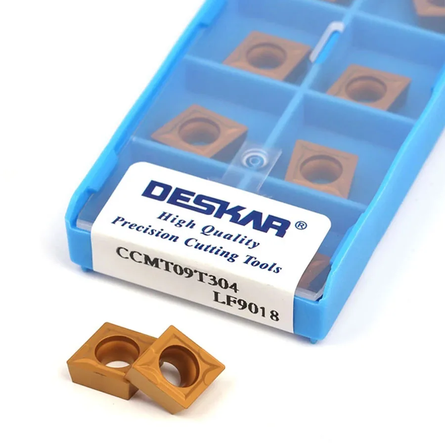 10 шт. CCMT09T304 LF9018 CCMT09T308 LF9018 высококачественные внутренние режущие элементы для токарного станка с ЧПУ