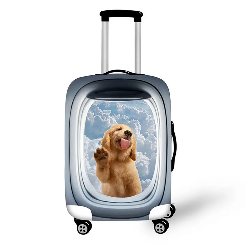 28 Luggage cover 3D камера багаж крышка утолщенная эластичность багажные защитные чехлы костюм Чехол подходит для 18-32 дюймов дорожные аксессуары - Цвет: 28 Luggage cover