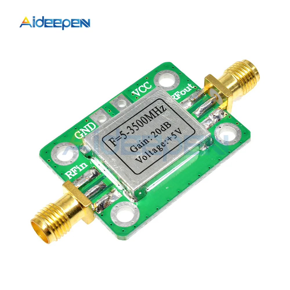 Lna 53500mhz Rf Broadband Signal Amplifier High Gain 20db Low Noise Rf