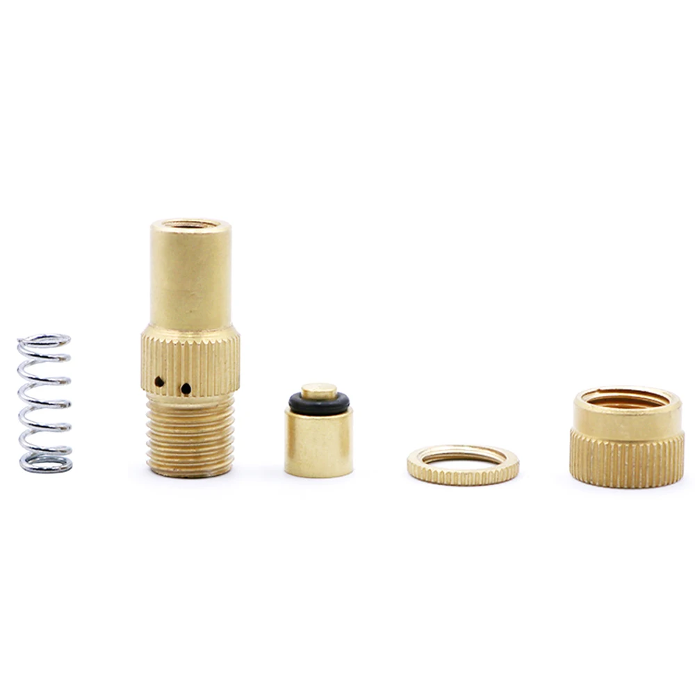 DSYCAR 범용 황동 오프로드 자동 타이어 디플레이터 액세서리, 편리한 블리더, 6-30 PSI, 4 개