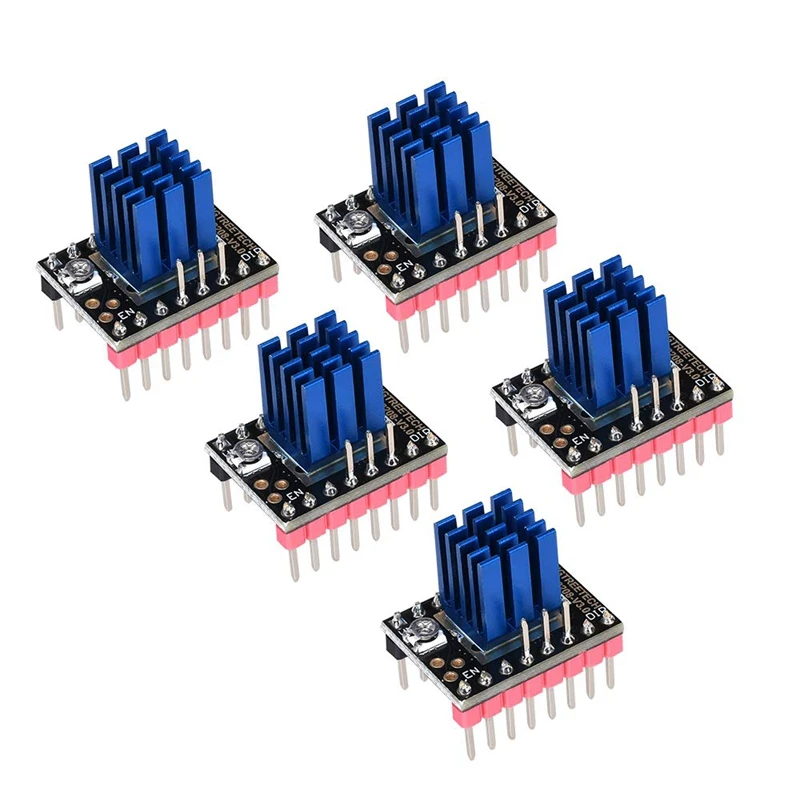 3D-принтеры части Stepstick Mute Tmc2208 V3.0 Драйвер шагового двигателя с радиатор для СКР V1.3 Mks Gen L Ramps 1,4/1,5/1,6 3d ч