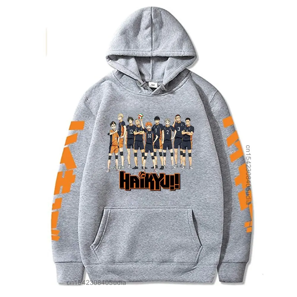 

Anime Haikyuu Hoodie Manga Shoyo Volleyball Printed Women Men Unisex Hoodie Long Sleeve Hoodies Premium Cotton Hooded Pullover