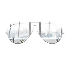 Простой художественный стикер на стену, наклейка на солнцезащитные очки, 3D зеркальная акриловая наклейка