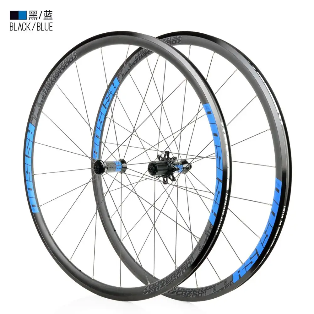 NEW KOOZER RS1500 Road Bike 700C Wheelset Front 2 Rear 4 Bearing 72 Ring 30MM Rim 2:1 Spoke Wheels Ultralight 1500g Use RS330