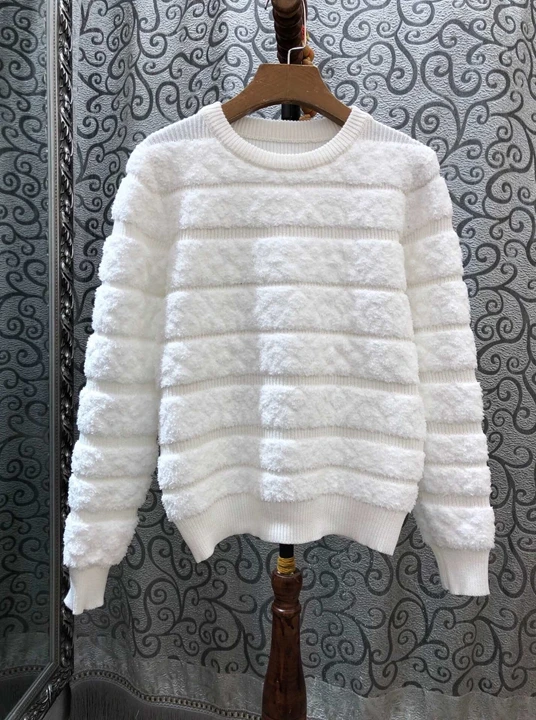 

2019 autumn and winter new women's net color headband dark-skin sweater sweater 911