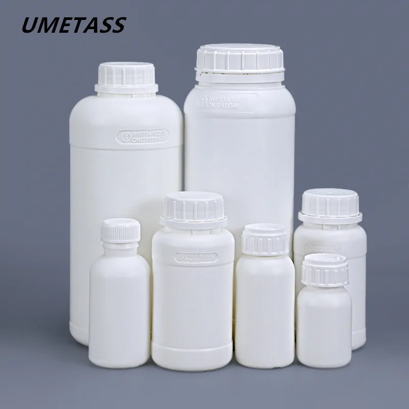 

Empty plastic Fluorinated bottle with Tamper Evident Cap leakproof container liquid refillable bottle 50ml--1000ml