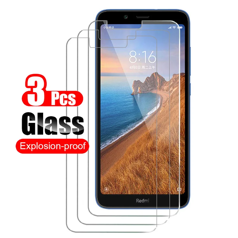 3 шт./лот закаленное стекло для Xiao mi Red 7A Защитное экрана note 7 red note7 7a glass|Защитные