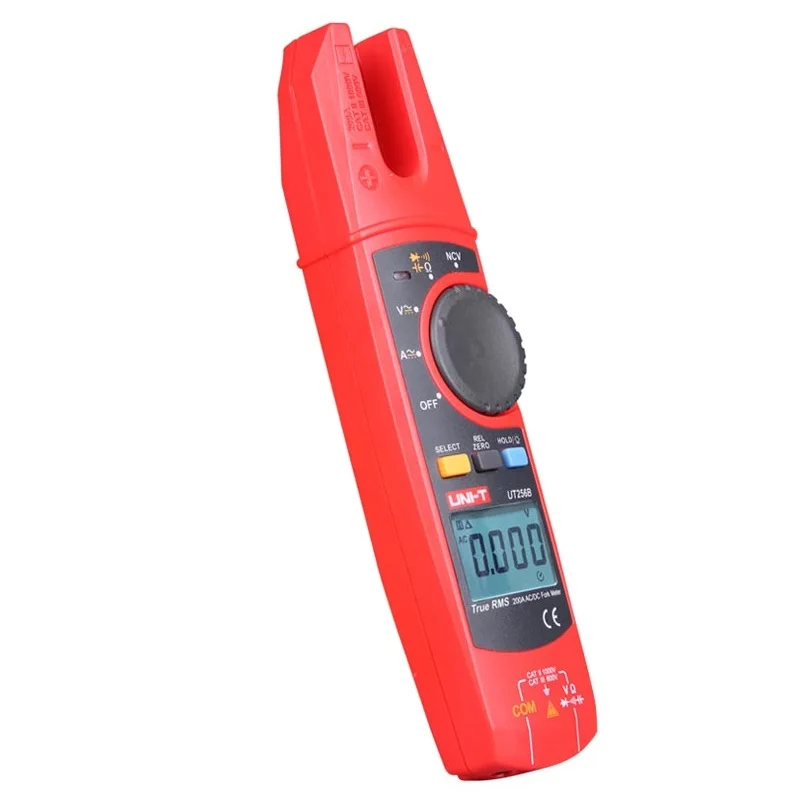 UNI-T UT256B цифровой True RMS Вилка Авто мультиметр 200A AC DC токовые клещи NCV Тестер Вольтметр Ом колпачок Авто Диапазон