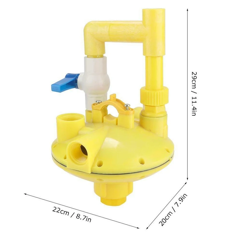 Low Pressure Reducing ABS Water Regulator Reducing Valve for Chicken Drinkers
