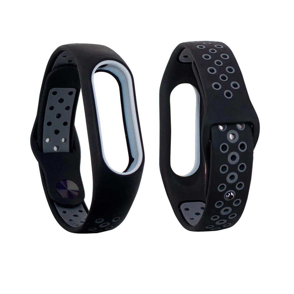 Стильный браслет для Xiaomi mi Band 2 ремешок силиконовый ремешок mi Band 2 correa Браслеты Ремешок для Xiaomi mi Band 2 - Цвет: 9