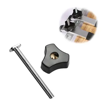 

Wholesale Tools Clamps Hand Slide Block Quick Acting Knob Down T-Tracks T-Slot Metal Hold Woodworking Screw Accessories Dur C8B7
